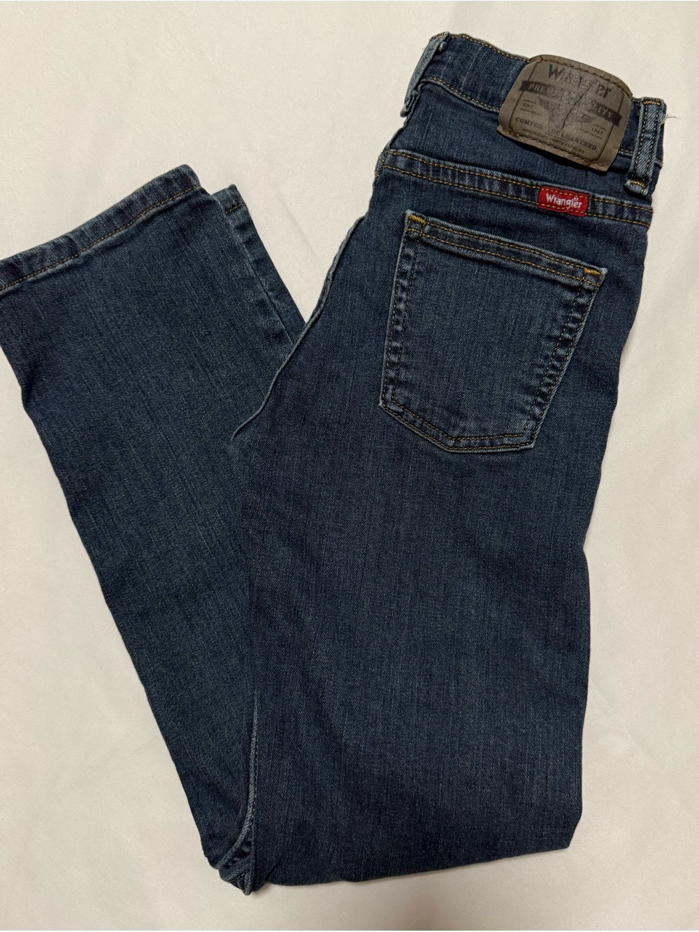 Wrangler Kids Dark Indigo Straight Leg Jeans